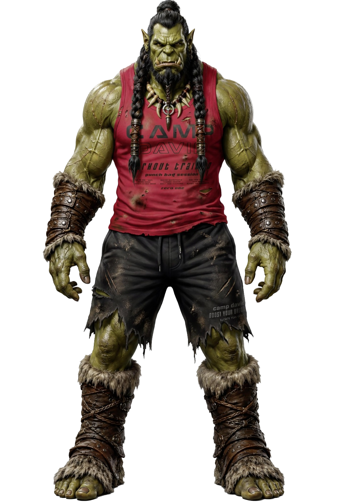 Ork im Camp David Outfit